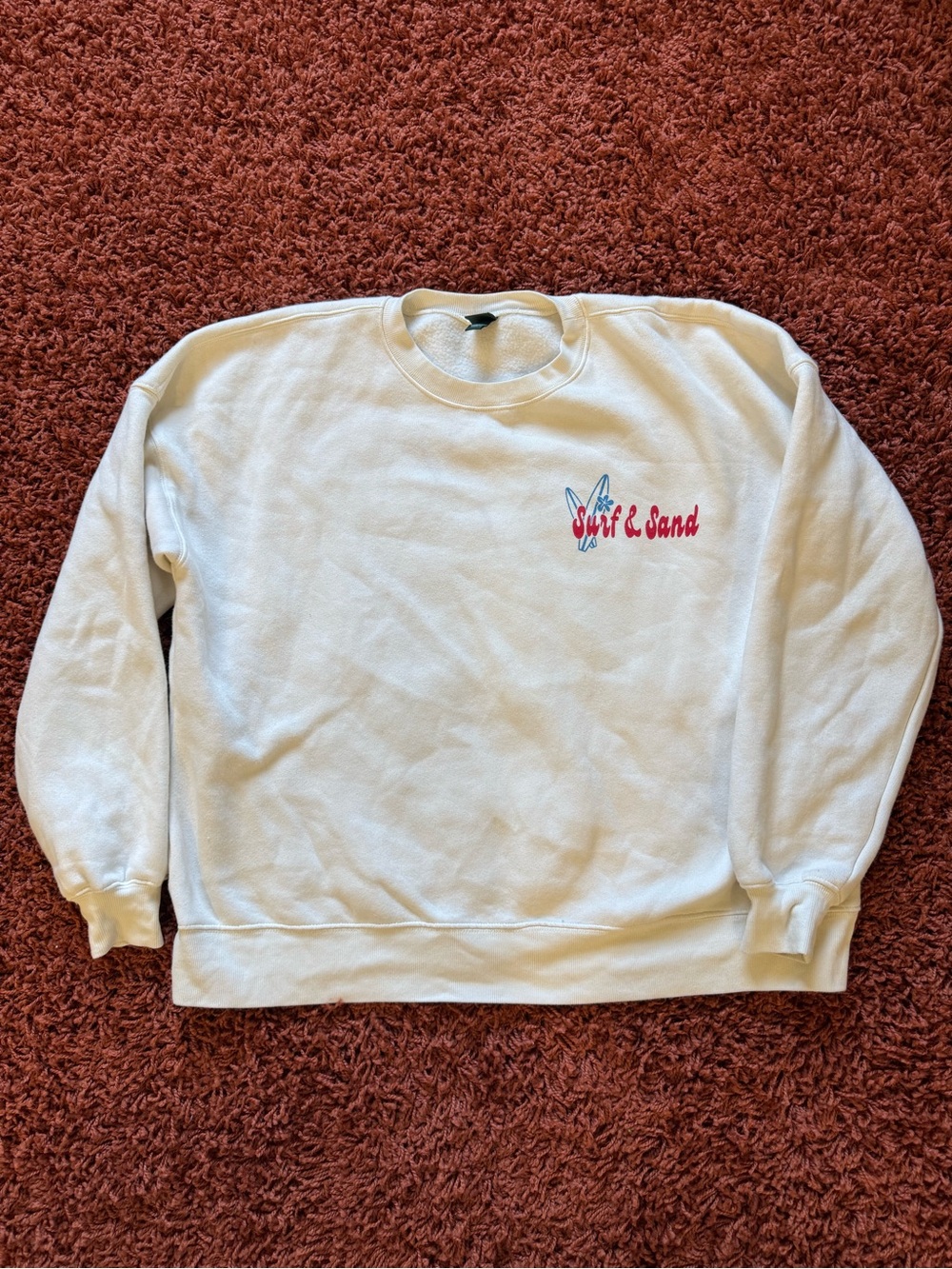 Surf & Sand Cream Crewneck Sweatshirt